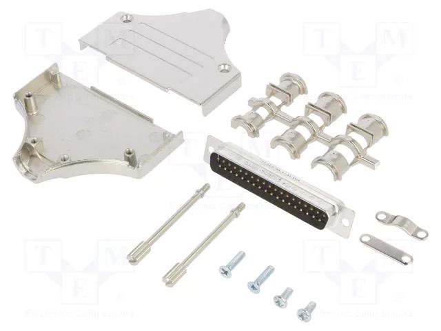 Connector: D-Sub; PIN: 37; male; straight; soldering; for cable AMPHENOL COMMUNICATIONS SOLUTIONS MHDM-37MSSL