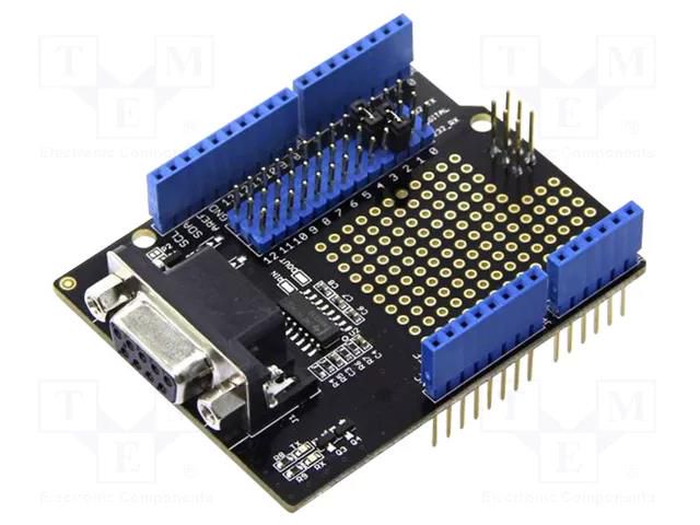 Arduino shield; prototype board; Comp: MAX232 SEEED STUDIO SEEED-113030016