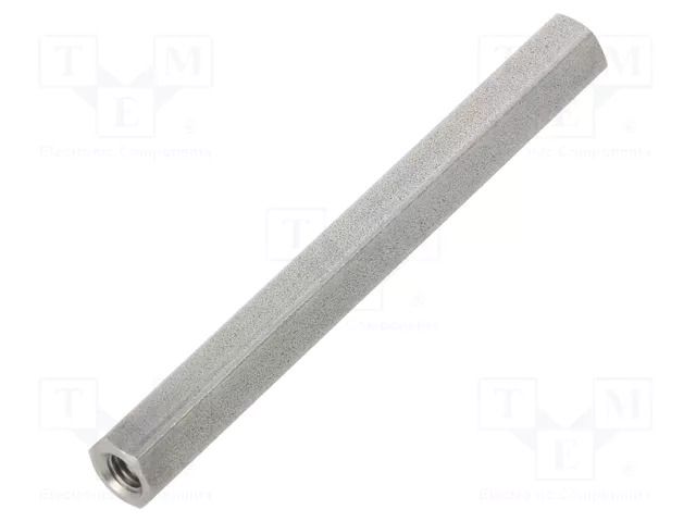Screwed spacer sleeve; 75mm; Int.thread: M5; hexagonal DREMEC TFF-M5X75/DR148