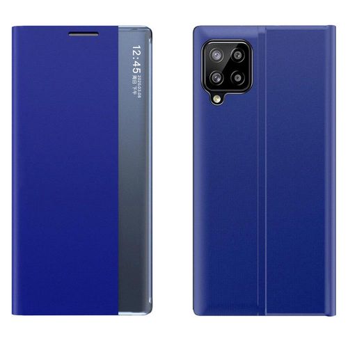 Sleep Case Bookcase Type Case with Smart Window for Samsung Galaxy A22 4G blue, Hurtel 5907769330803 5907769330803