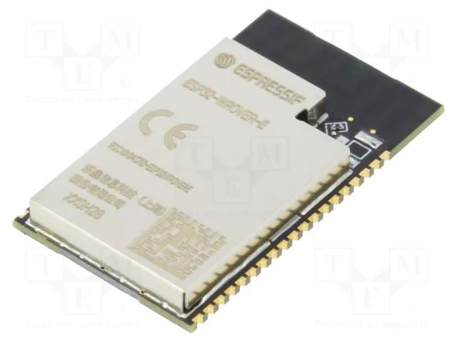 Module: IoT; Bluetooth Low Energy,WiFi; PCB; SMD; 18x31.4x3.3mm ESPRESSIF ESP32-WROVER-E