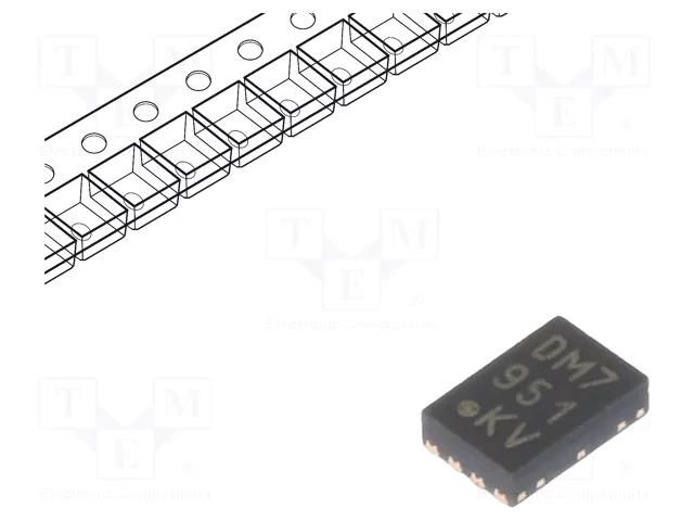IC: operational amplifier; 1MHz; Ch: 2; TDFN8; 1.8÷5.5VDC; IB: 50pA MICROCHIP TECHNOLOGY MCP6V67T-E/MNY