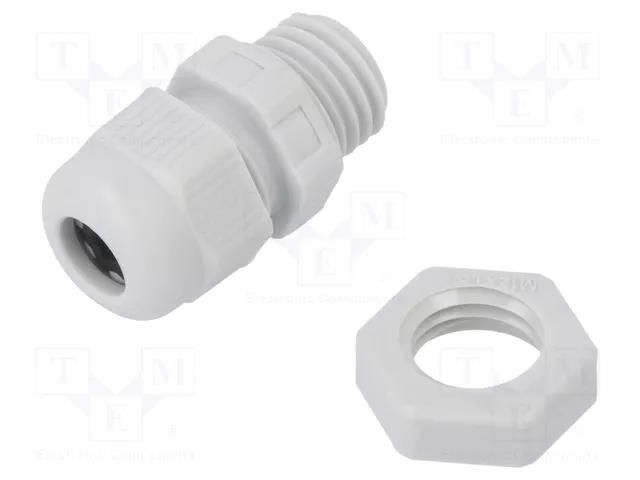 Cable gland; M12; 1.5; IP68; polyamide; light grey; V-TEC VM OBO BETTERMANN OBO-2022762