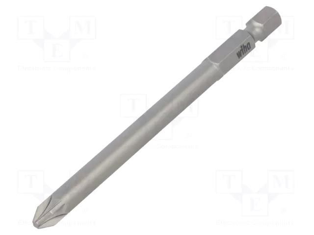 Screwdriver bit; Pozidriv®; PZ2; Overall len: 90mm; PROFESSIONAL WIHA WIHA.01812