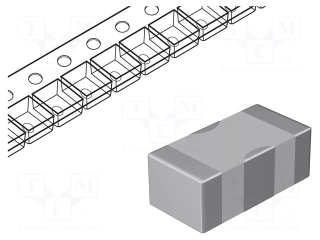 Filter: anti-interference; 10uF; SMD; 6.3VDC; ±20%; 0603; 180mm MURATA NFM18PC106D0J3L