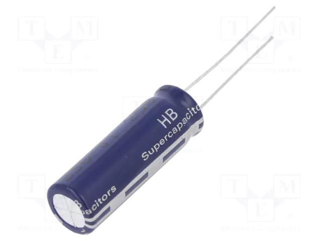 Supercapacitor; THT; 10F; 2.5VDC; -10÷30%; Ø10x31.5mm; 60mΩ; 20uA EATON ELECTRONICS HB1030-2R5106-R