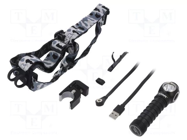 Torch: LED; IPX7; 5lm,60lm,240lm,500lm,1000lm; diving XTAR XTAR-H3R