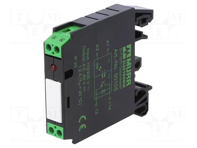 Relay: solid state; Relay set; 56x12x64mm; Uswitch: 4.5÷53VDC MURRELEKTRONIK MURR-50105