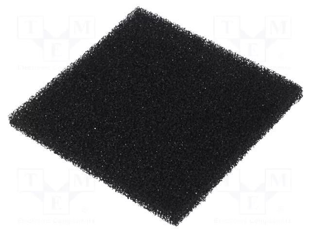 Spare part: filter; for soldering fume absorber; black; ESD QUICK QUICK-493-F