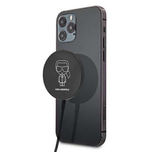 Karl Lagerfeld 15W Wireless Charger with MagSafe - Black, Karl Lagerfeld 3666339000813 3666339000813
