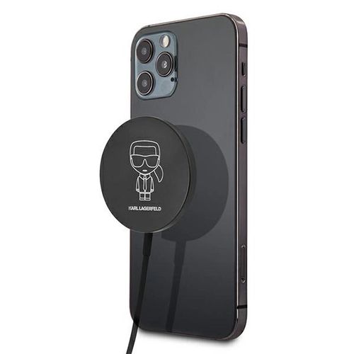 Karl Lagerfeld 15W Wireless Charger with MagSafe - Black, Karl Lagerfeld 3666339000813 3666339000813