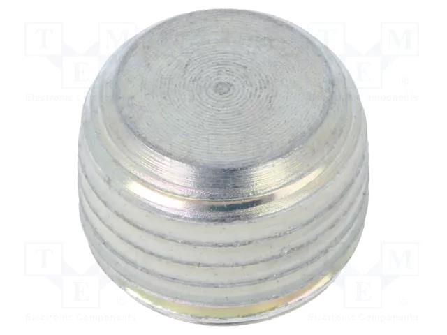 Hexagon head screw plug; with micro encapsulation; steel ELESA+GANTER DIN906-ST-R1/4-GPC