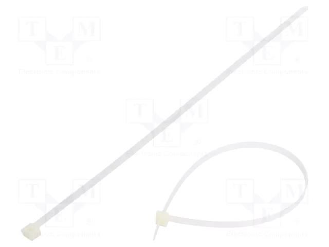 Cable tie; L: 700mm; W: 9mm; natural; polyamide; 778N; Ømax: 210mm FIX&FASTEN FIX-S-9.0X700/N