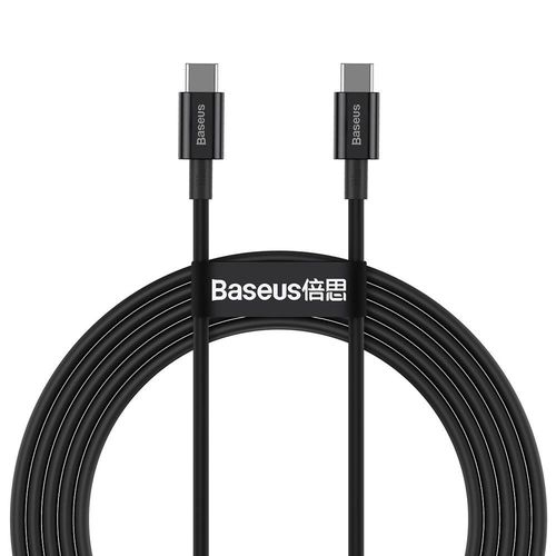 Baseus CATYS-C01 USB-C - USB-C PD QC FCP cable 100W 5A 480Mb/s 2m - black, Baseus 6953156208445 6953156208445