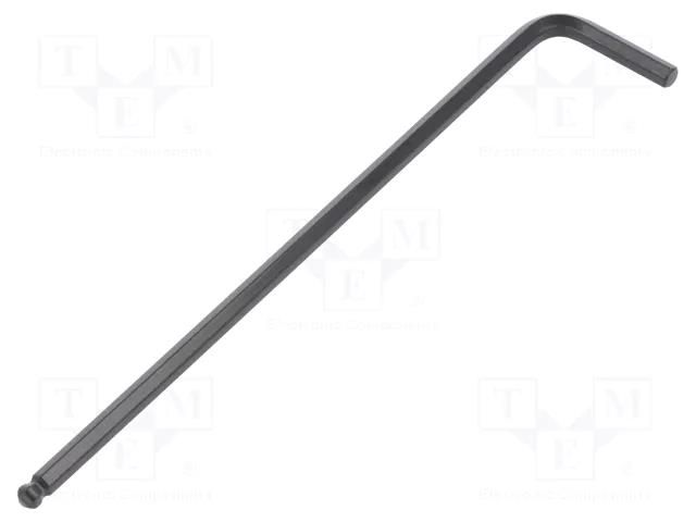 Wrench; hex key,spherical; HEX 4mm; Overall len: 142mm WIHA WIHA.03871