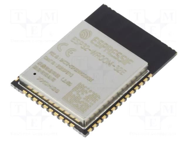 Module: IoT; Bluetooth: BLE; 19.5dBm; WiFi; PCB; SMD; 18x25.5x3.1mm ESPRESSIF ESP32-WROOM-32E-16