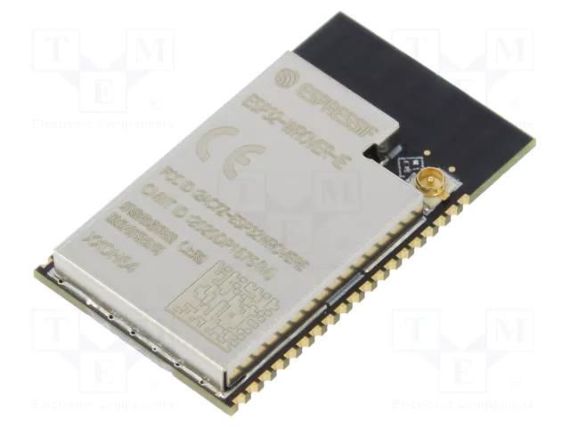 Module: IoT; Bluetooth Low Energy,WiFi; external; SMD; IPEX ESPRESSIF ESP32-WROVER-IE-8