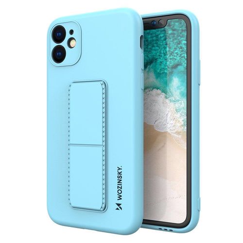 Wozinsky Kickstand Case Silicone Stand Cover for Samsung Galaxy A72 4G Light Blue, Wozinsky 5907769318238 5907769318238