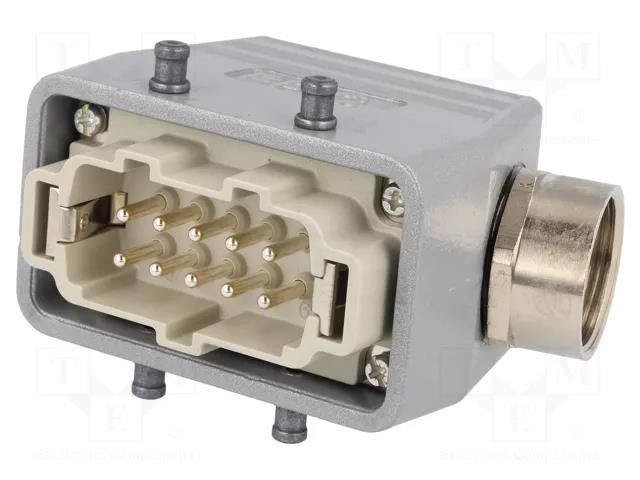 Connector: HDC; plug; male; EPIC KIT; PIN: 10; 10+PE; size H-B 10 LAPP 75009641