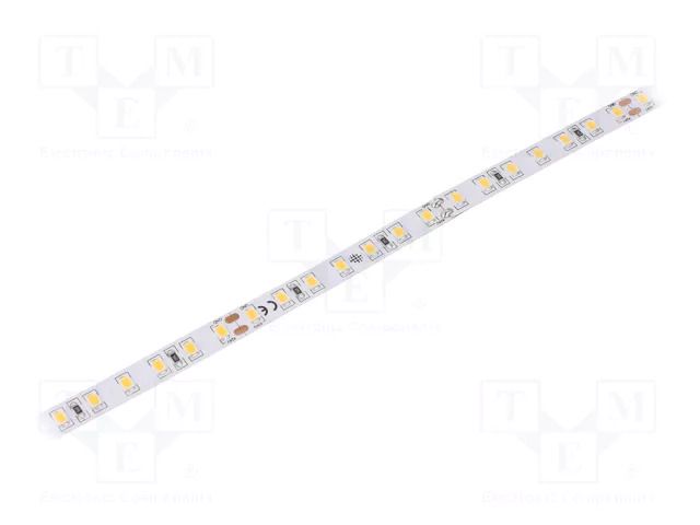 LED tape; white neutral; LED/m: 112; 8mm; IP20; 120°; 12W/m; 24VDC FOSE SPE-112-95NW-24