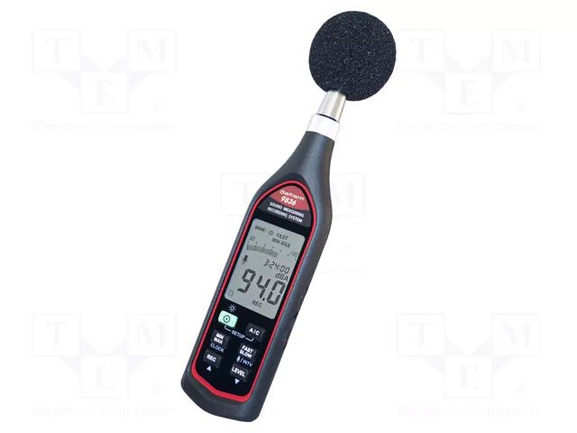 Meter: sound level; LCD; 4 digit; Sound level: 30÷130dB; 305g SEFRAM SEFRAM9836
