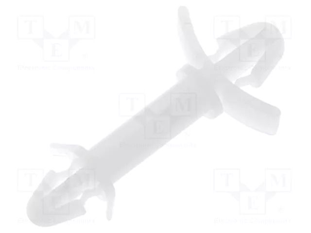 PCB distance; polyamide; L: 15.7mm; latch/latch; natural; UL94V-2 FIX&FASTEN FIX-LCBS-15