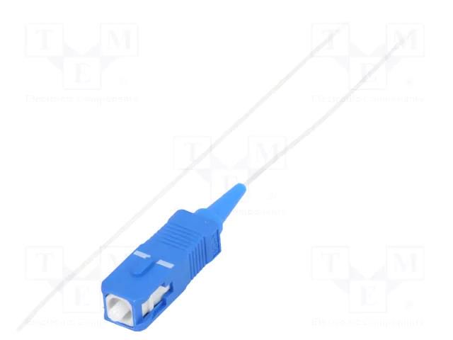 Optic fiber pigtail; SC/UPC; 3m; Optical fiber: 9/125um; LSZH QOLTEC QOLTEC-54107