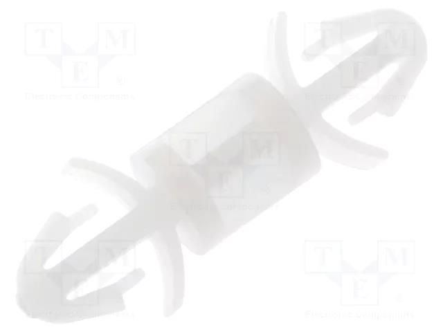 PCB distance; polyamide; L: 7mm; latch/latch; natural; UL94V-2 FIX&FASTEN FIX-LCF-7