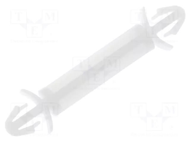 PCB distance; polyamide; L: 17mm; latch/latch; natural; UL94V-2 FIX&FASTEN FIX-LCF-17