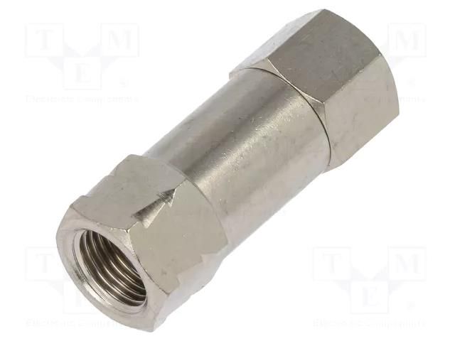 Check valve; Working press: 2÷8bar; nickel plated brass PNEUMAT 6062-1/8