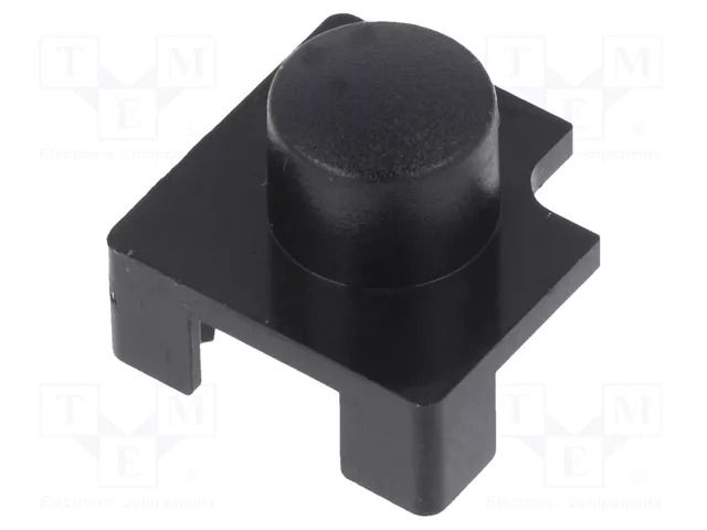 Button; Body: black; round Marquardt 827.100.011