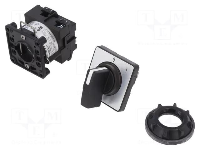 Switch: cam switch; Stabl.pos: 2; 12A; 0-1; for building in; Pos: 2 SCHNEIDER ELECTRIC K1A001ACH