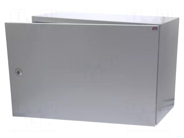 Enclosure: wall mounting; X: 600mm; Y: 400mm; Z: 250mm; SOLID GSX ETI POLAM ETI-GT-40-60-25