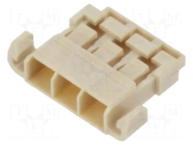 Connector: wire-board; DF65; plug; female; w/o contacts; PIN: 3 HIROSE DF65-3S-1.7C