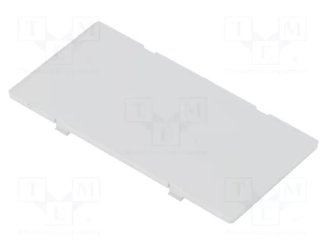 Stopper; UL94V-0; grey; ABS KRADEX ZDFJ1005-ABS-V0