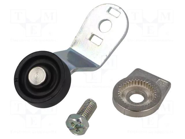 Driving head; lever R 40mm, plastic roller Ø20mm; FC/FD/FL/FP PIZZATO ELETTRICA VF-L51