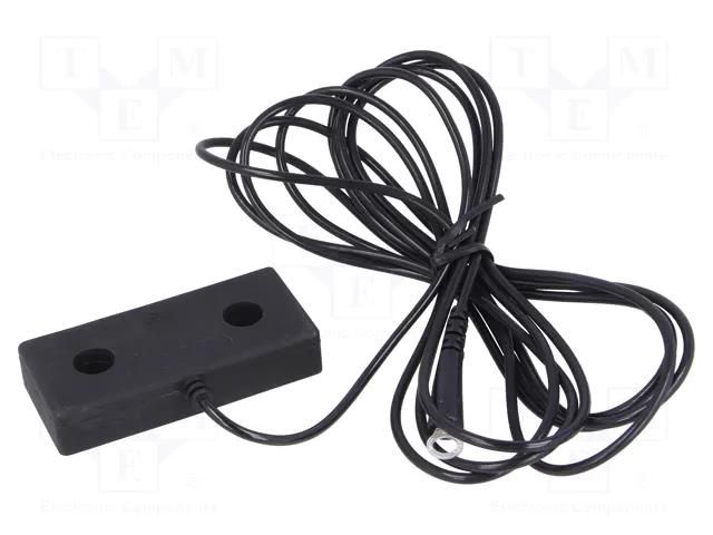 Ground cord; ESD; black; 1MΩ; 2.5m STATICTEC PRT-STW1480