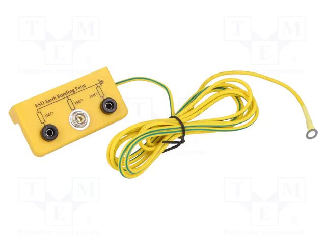 Grounding of cable systems; ESD; 1MΩ; 2m STATICTEC PRT-STW2200