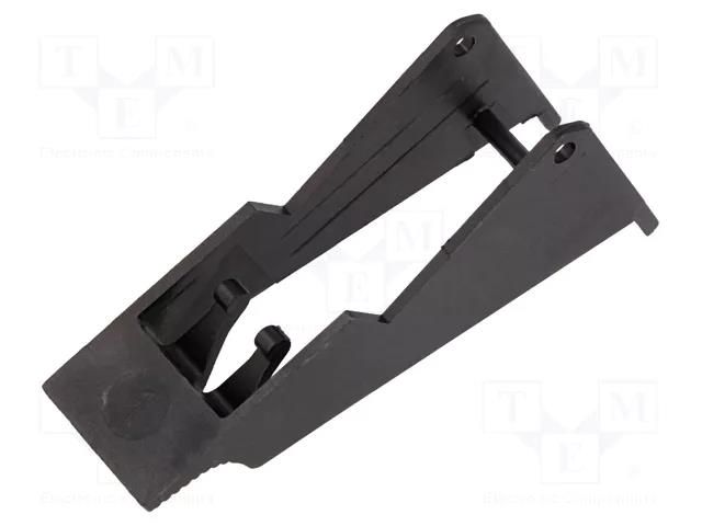 Retainer/retractor clip; SSR9; for DIN rail mounting ELCO SRL MZMB