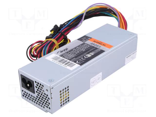 Power supply: computer; ITX; 150W; 3.3/5/12V; Features: fan 4cm AKYGA AK-I2-150