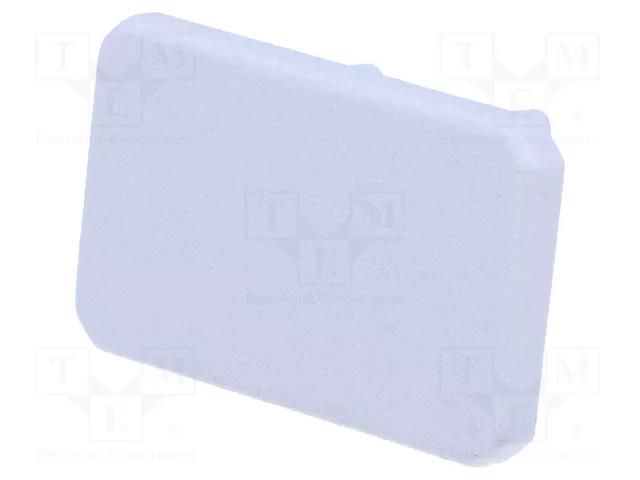 Cap for LED profiles; grey; 2pcs; ABS; MIKRO-LINE12 TOPMET TOP-70300022