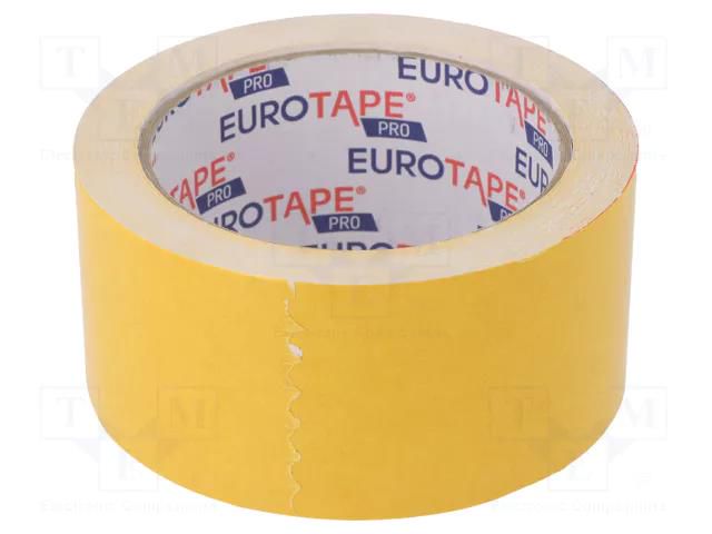 Fastening tape; double-sided; W: 50mm; L: 25m; Adhesive: acrylic EUROTAPE DALPO-50/25