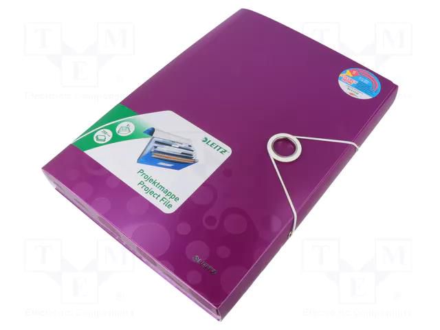 Folder; A4; violet; Number of slots: 6 LEITZ LEITZ-WOW-6/V