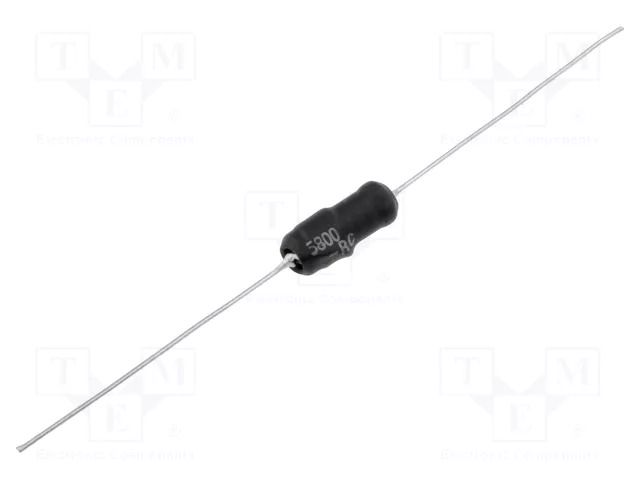 Inductor: axial; THT; 220uH; 508mA; 430mΩ; ±10%; Ø6.73x17.78mm BOURNS 5800-221-RC
