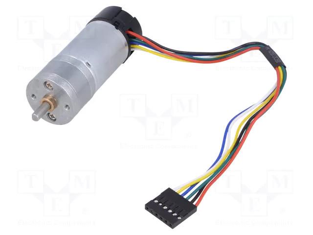 Motor: DC; with encoder,with gearbox; LP; 12VDC; 1.1A; 260rpm POLOLU POLOLU-4883