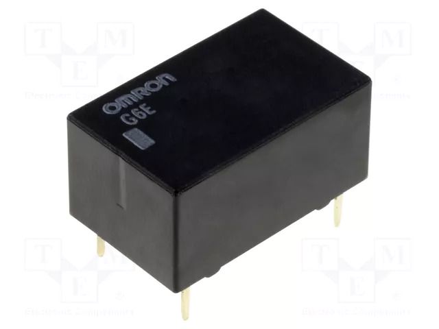 Relay: electromagnetic; SPDT; Ucoil: 24VDC; Icontacts max: 3A; G6E OMRON Electronic Components G6E-134PLSTUS-24DC