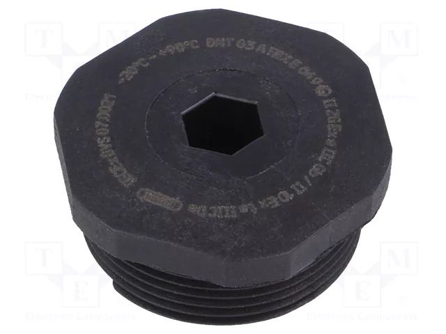 Stopper; M32; 1.5; IP68; polyamide; black; Thread: metric; -20÷90°C HUMMEL HUMMEL-1297320150