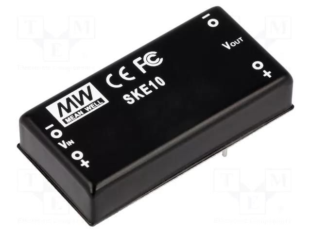 Converter: DC/DC; 10W; Uin: 18÷36VDC; Uout: 24VDC; Iout: 420mA; 2"x1" MEAN WELL SKE10B-24