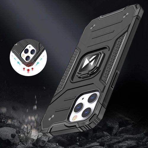 Wozinsky Ring Armor Case Kickstand Tough Rugged Cover for iPhone 13 Pro blue, Wozinsky 5907769317965 5907769317965