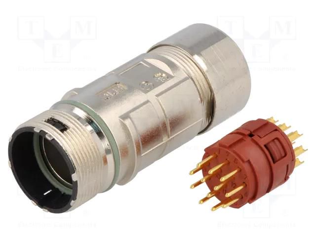 Connector: M23; plug; PIN: 12; male; soldering; for cable; straight LAPP 75009713